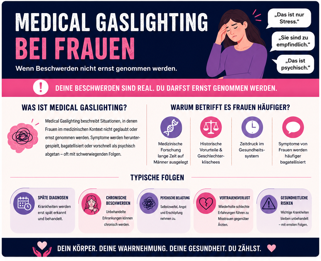 Medical Gaslighting bei Frauen