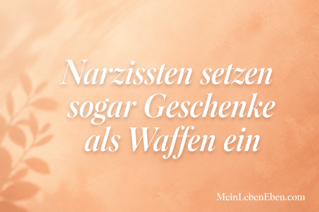 Narzissten setzen Geschenke als Waffen ein