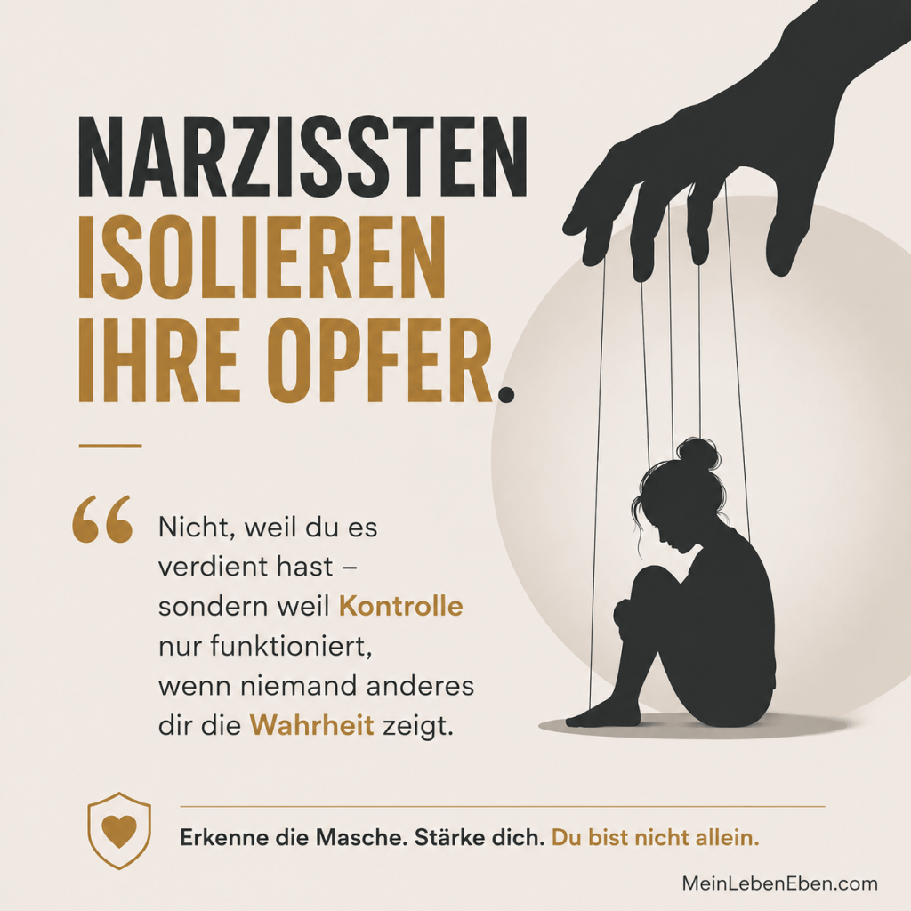Warum isolieren Narzissten ihre Opfer